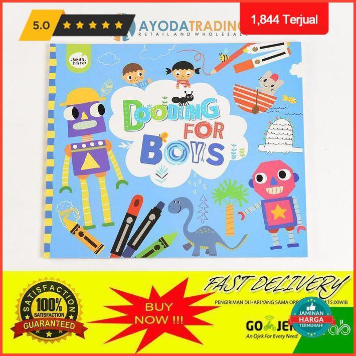 

Joan Miro Doodling Drawing Coloring Book For Kids - For Girls Premium