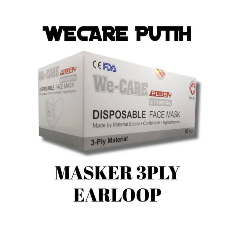 Masker We Care 3Ply