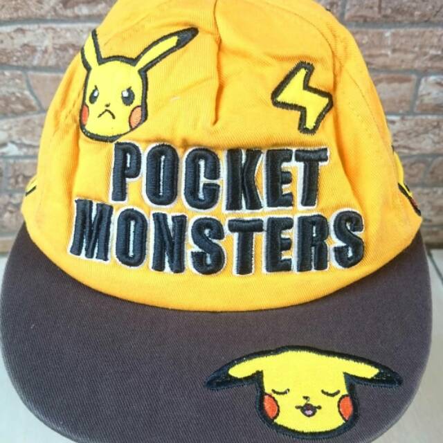 Topi pokemon anak import