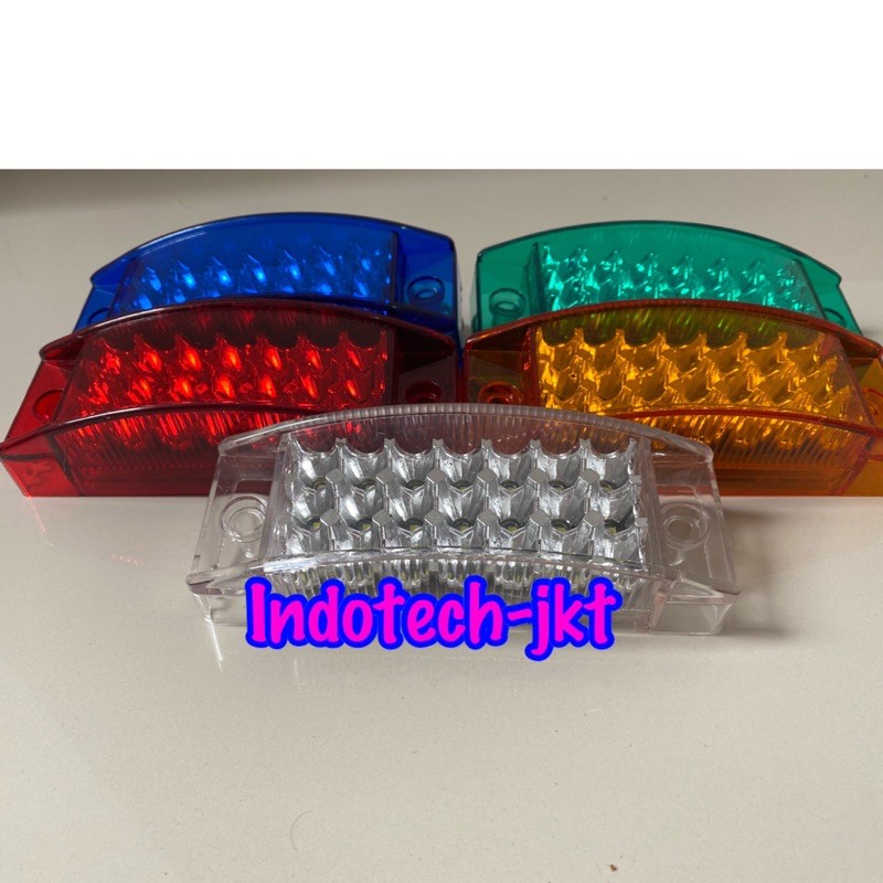 Lampu Led Bak Truk 24 Volt 21 Led 3 Mode 4 Kabel NEW