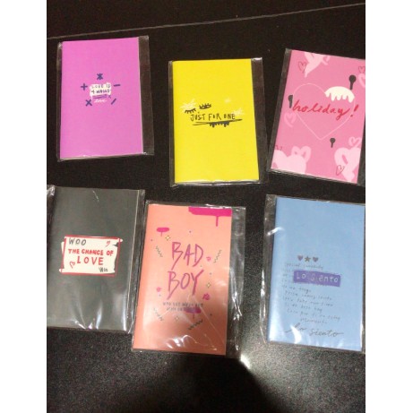 

HAND CARRY SMTOWN NOTEBOOK bts / red velvet / super junior / girls generation