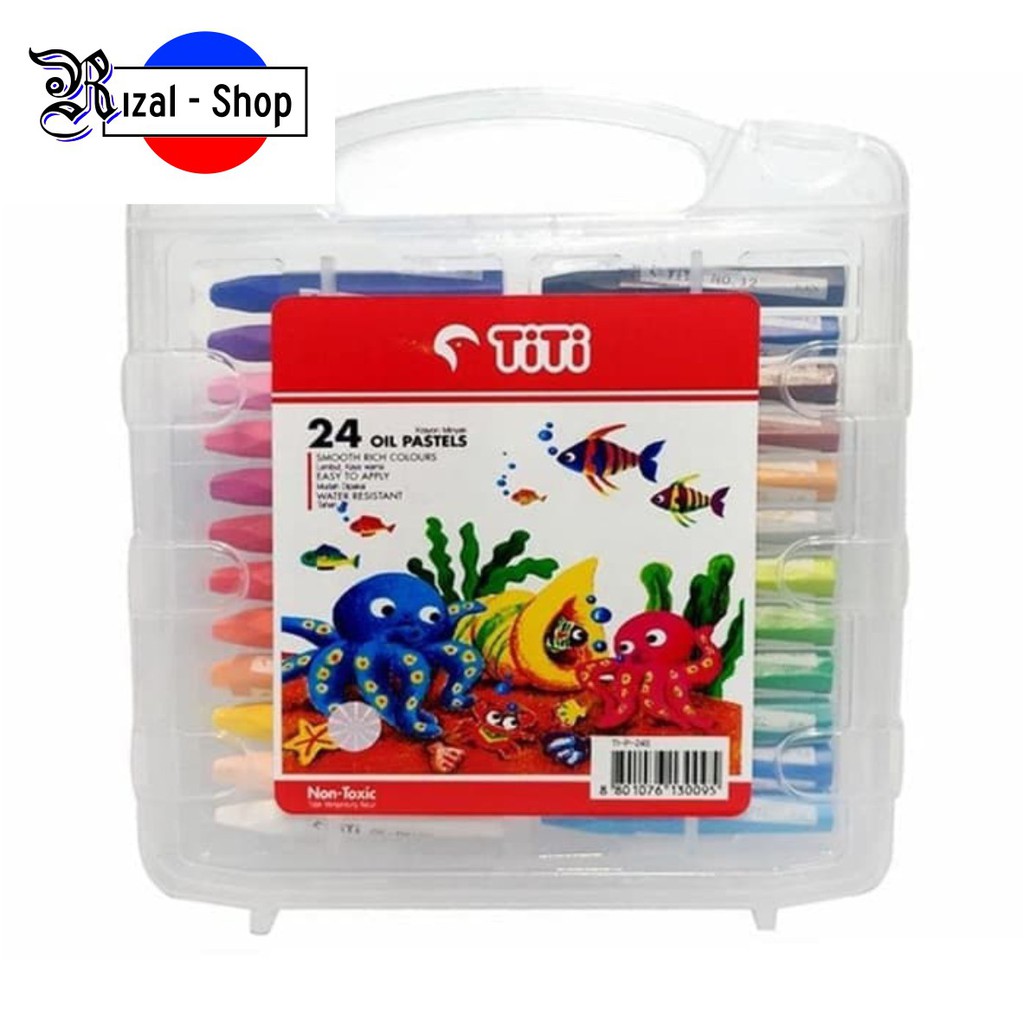 

Titi Crayon 24 Warna Oil Pastel Hexagonal