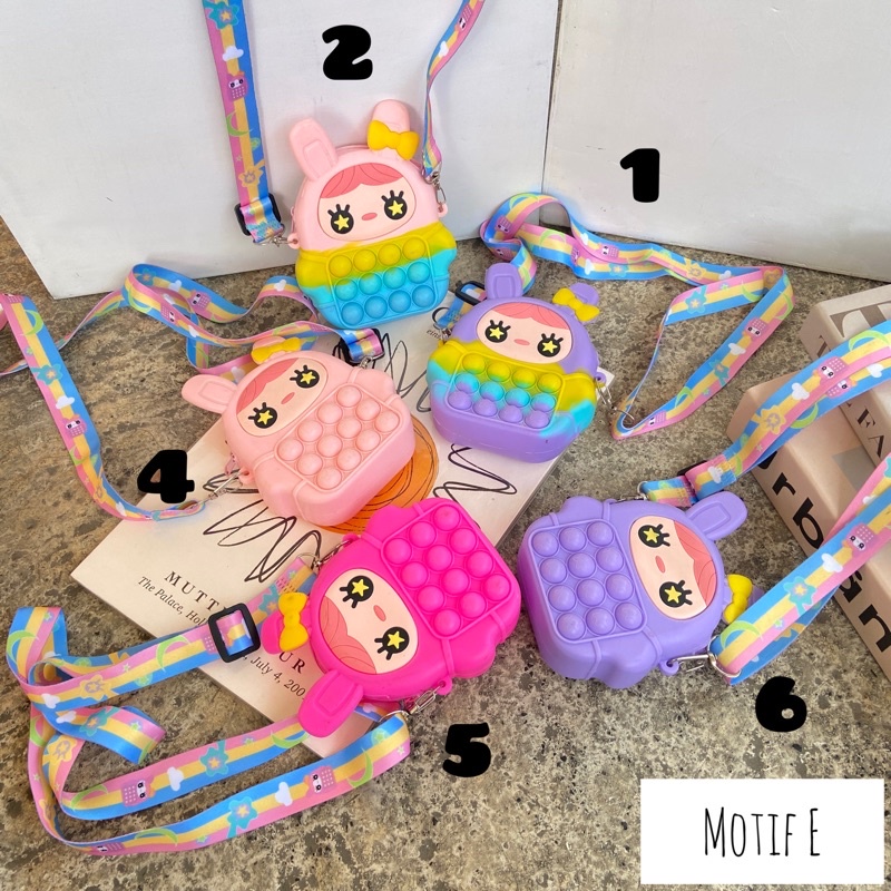 TAS ANAK LUCU POP IT  TERMURAH SIAP KIRIM