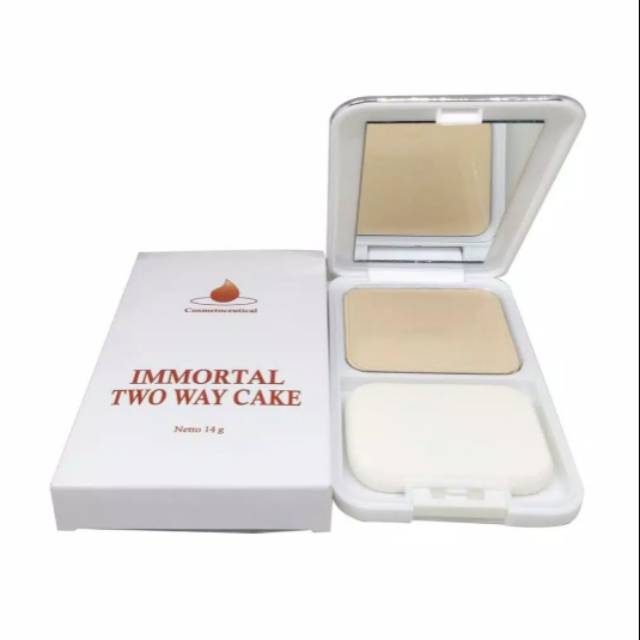 Immortal two way cake / bedak padat immortal