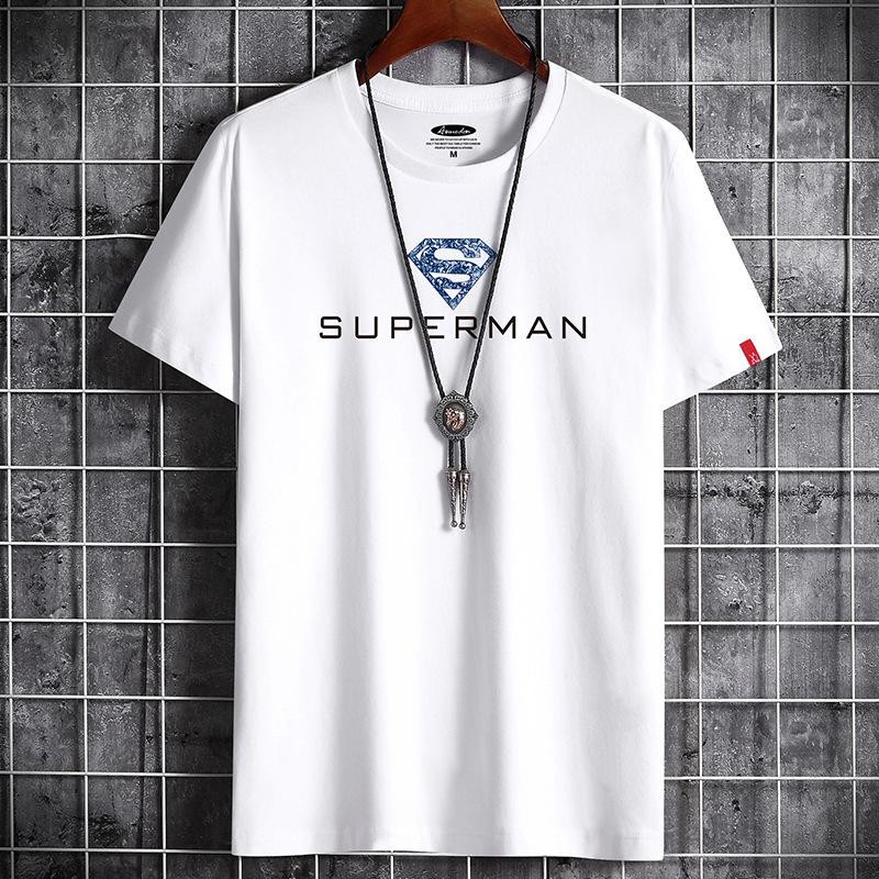 BS//TERLARIS//BAJU KAOS SUPERMAN TANGAN PENDEK PRIA DAN WANITA//GOOD QUALITY