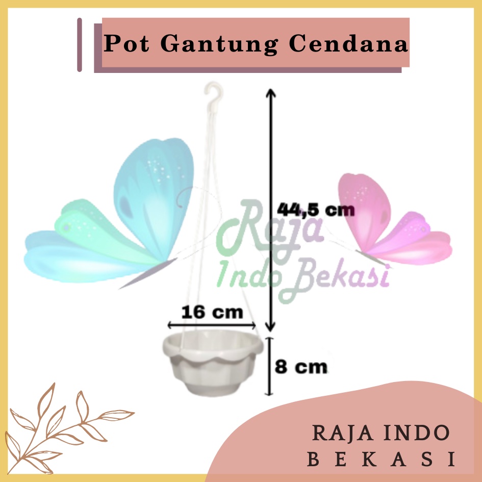 Pot Bunga Gantung Cendana 16 Cm By Garden Of Love Pot Gantung Dahlia Pot Gantung Plastik Putih Murah