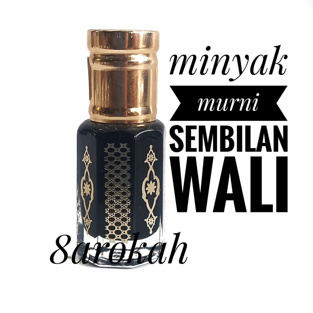 Parfum Sembilan Wali Original Minyak Wali Songo 9 Murni Asli 100% Minyak Arab 9wali Parfum Hikmah