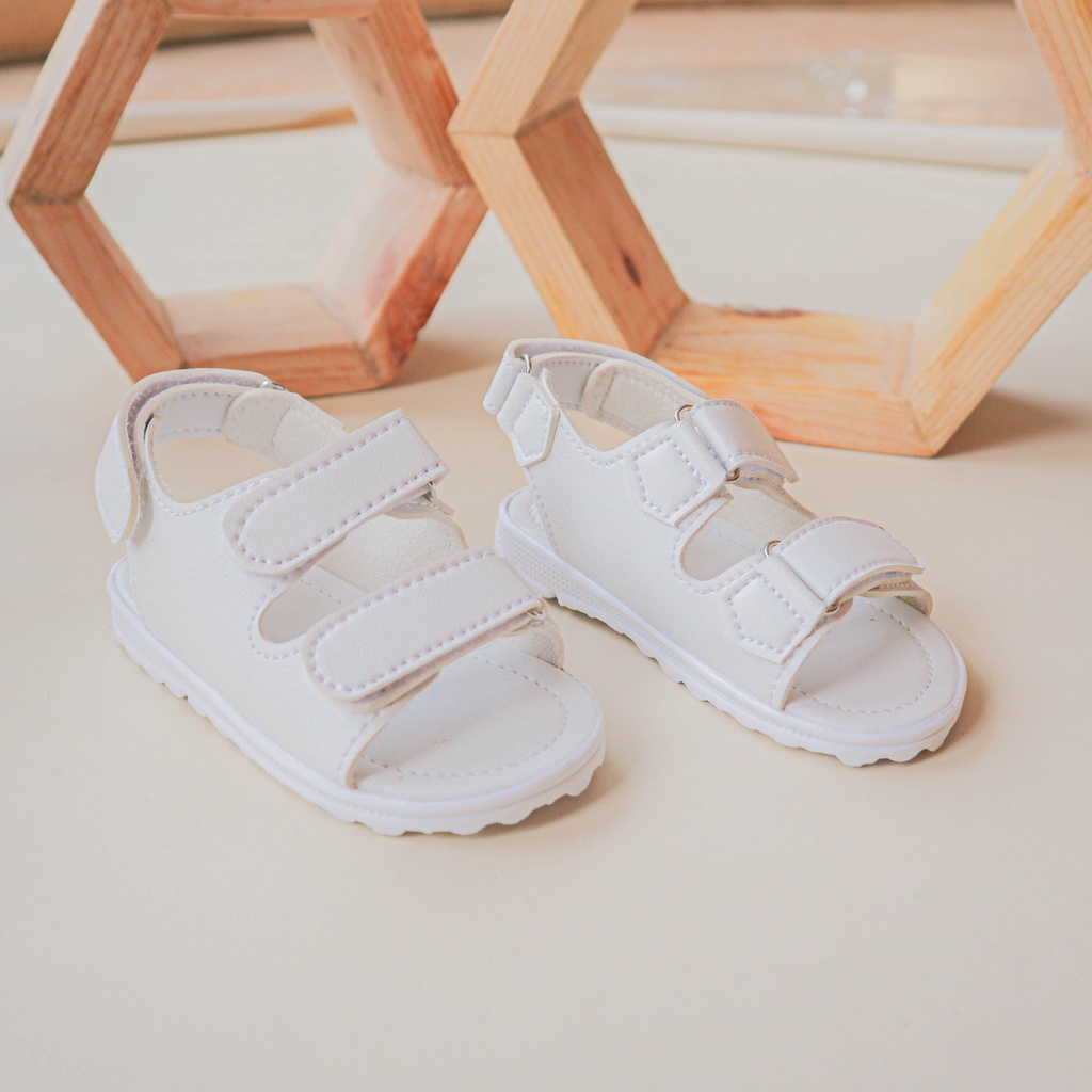 Sepatu Sendal Anak Bayi Prempuan dan Laki-Laki/ Unisex Usia 1 tahun - 4 tahun / Bahan Kulit Sintetis Sepatu Sendal Polos