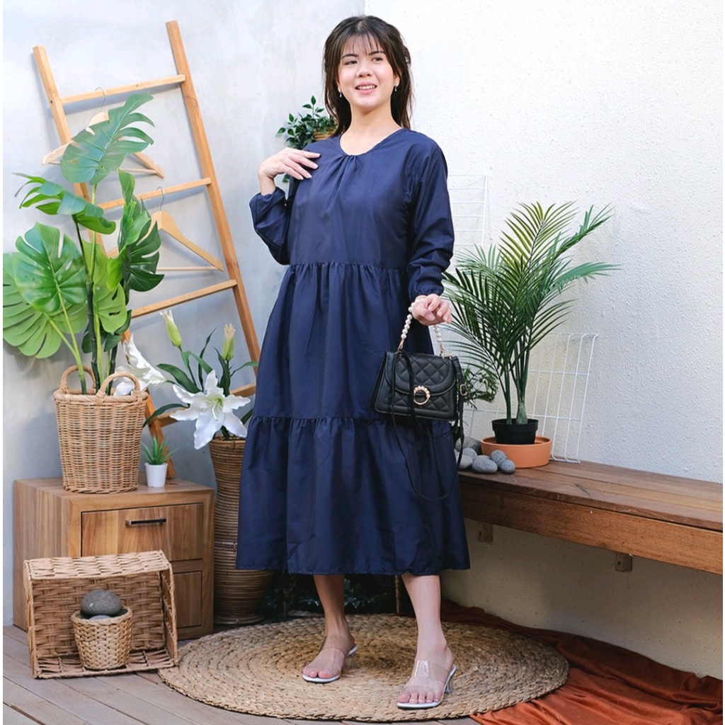 Tunik jumbo midi dress