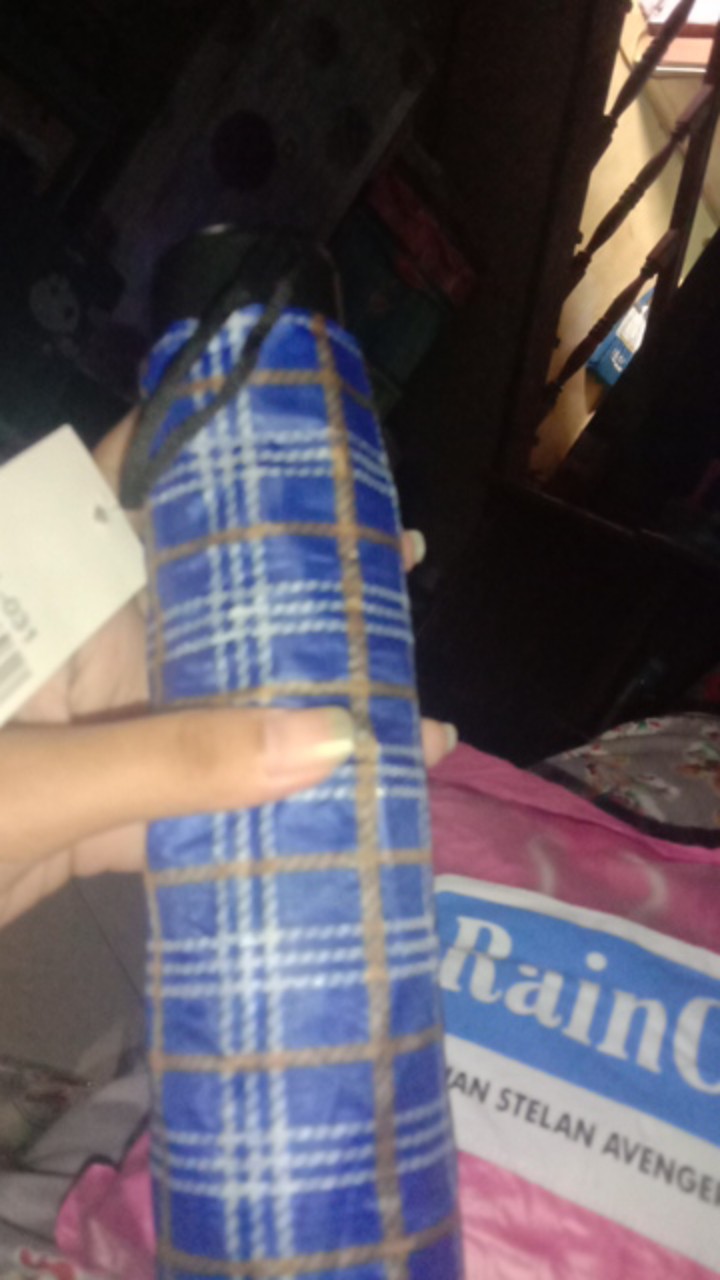 Tepbrella Payung Lipat 3 Motif Kotak Termurah