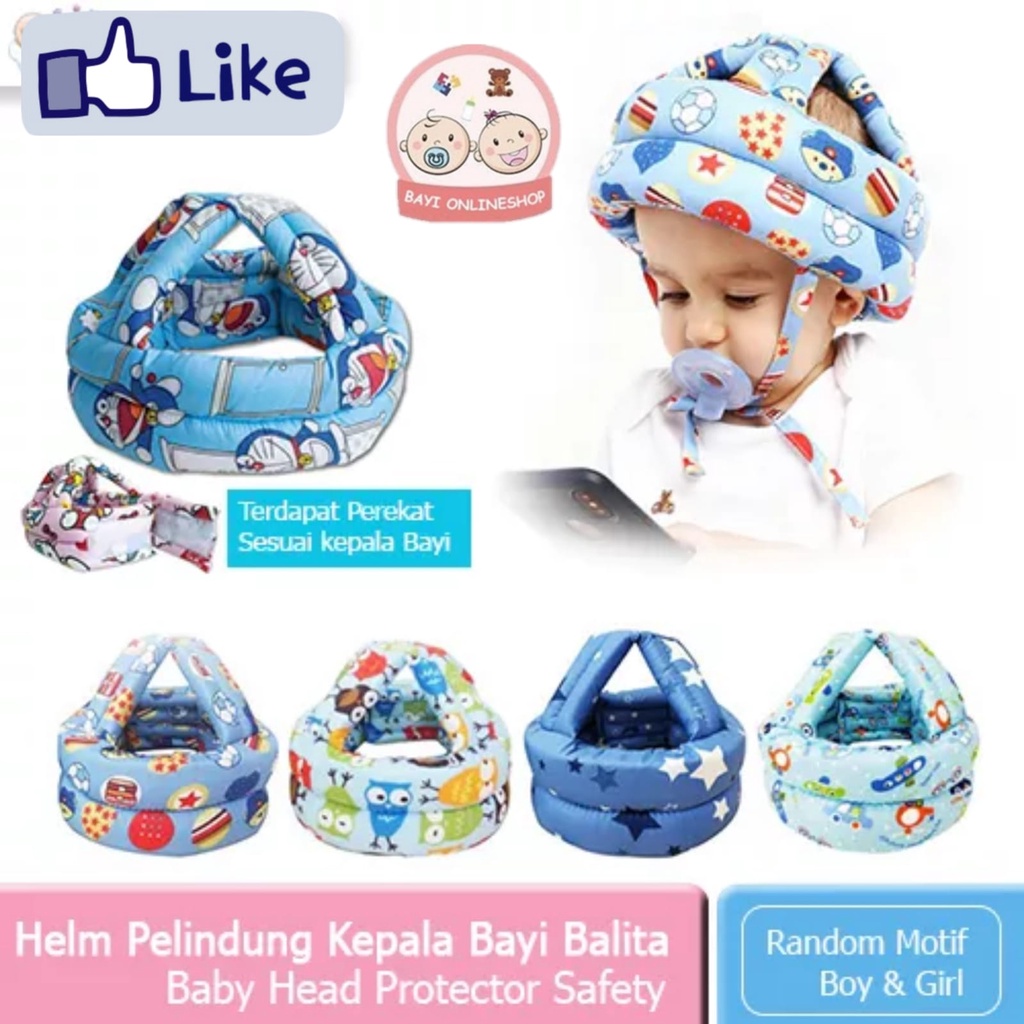 Helm Bantal Pelindung Kepala Bayi Balita Keselamatan Anti Tabrakan Baby head protector