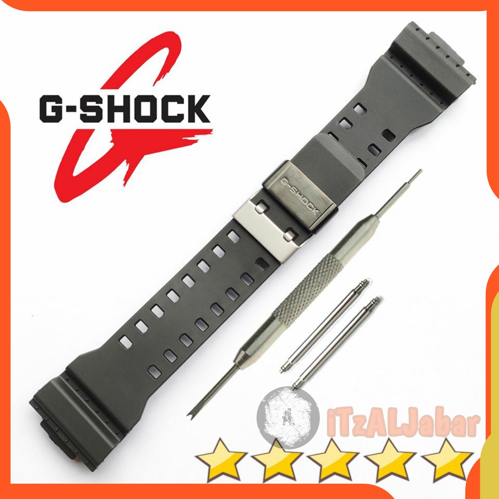 Tali jam tangan Casio GShock G shock rubber strap Premium