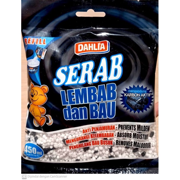 DAHLIA SERAB LEMBAB REFILL (Hitam)