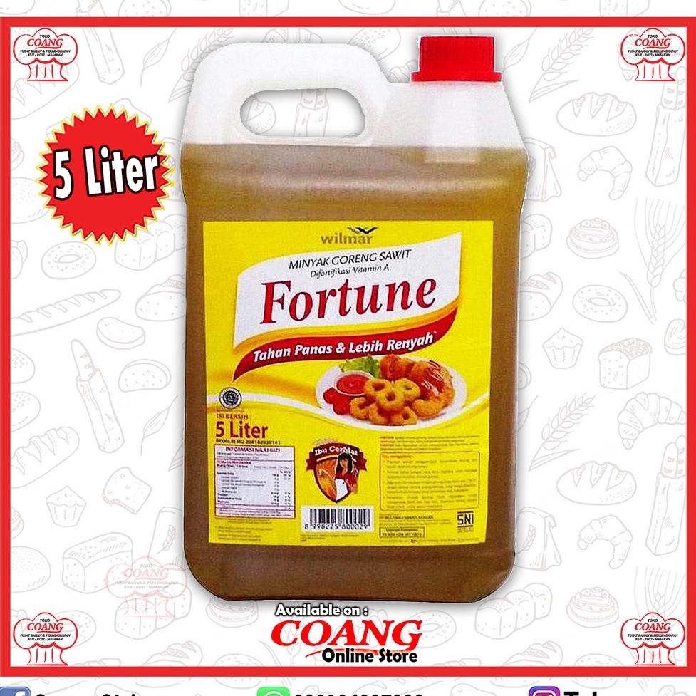 

MINYAK GORENG FORTUNE JERIGEN 5 LITER - LEBIH HEMAT LEBIH JERNIH