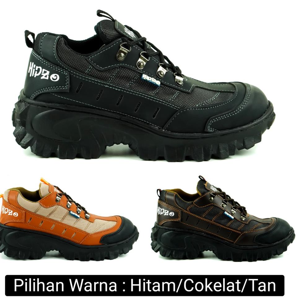 Sepatu Pria HIPZO M-52 Sepatu Safety PriaKulit Original Import ◦ TRY.25Au22d
