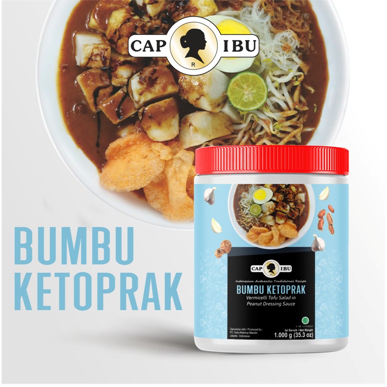 CAP IBU Bumbu Ketoprak Kemasan Pot