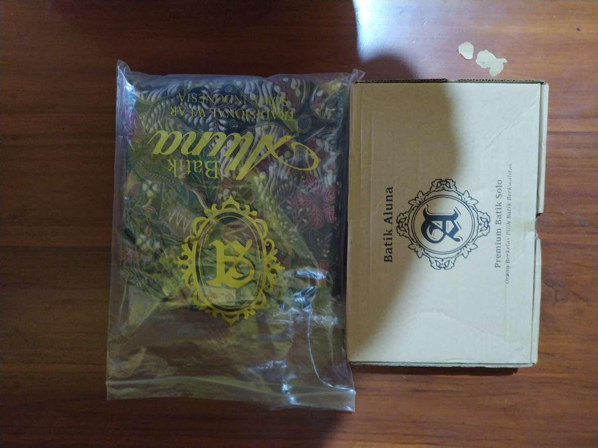 Batik Pria Lengan Panjang Original Kemeja Batik Pria Premium Full Furing Produksi Batik Aluna 114