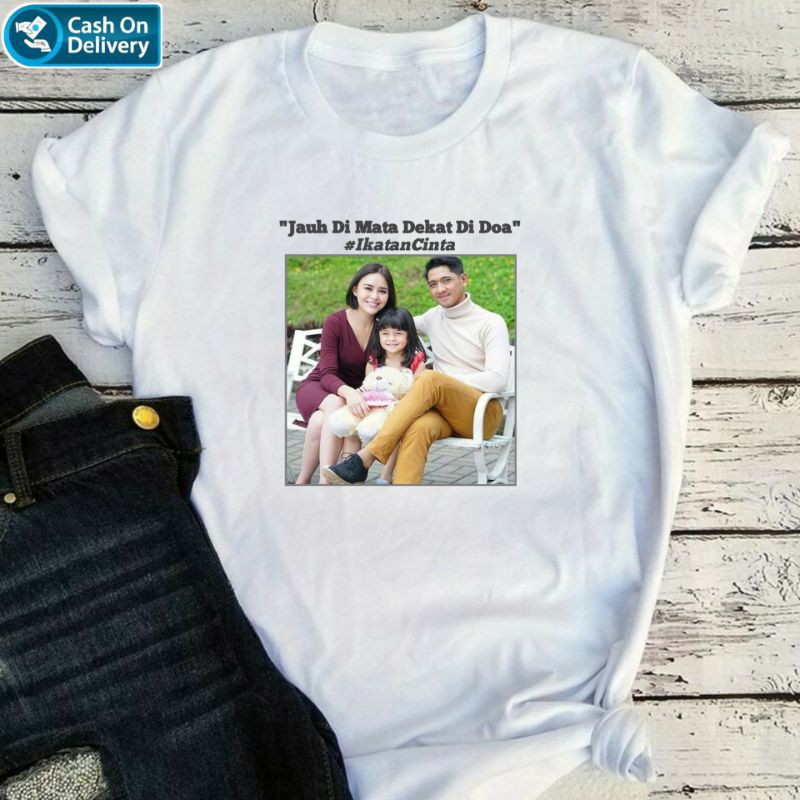 Kaos Ikatan Cinta Wanita Andin Aldebaran Aladin Murah Original Lengan Pendek/Baju Ikatan Cinta Andin