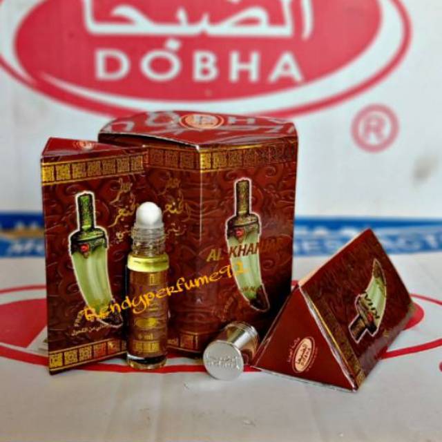 Minyak Wangi Parfum ARAB DOBHA AL KHANJAR 6ML Roll On Non Alkohol HALAL