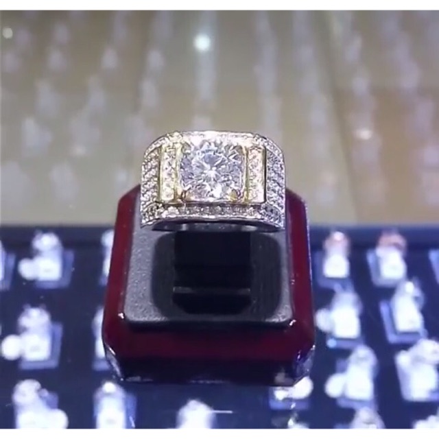 Cincin berlian simulan ring silver925 murah