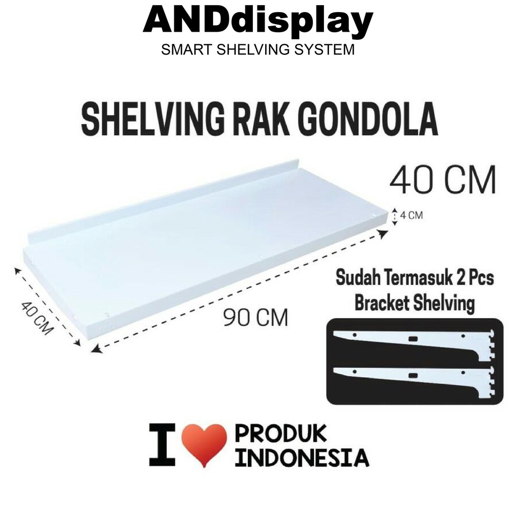 RAK SHELVING SUPERMARKET MINIMARKET 40 CM RAK TOKO GONDOLA ANDDISPLAY