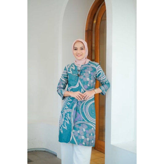 Maura Couple - Sania Ruffle Batik Couple ori Ndoro jowi DNT Garansi Termurah Shopee - Couple Aulia