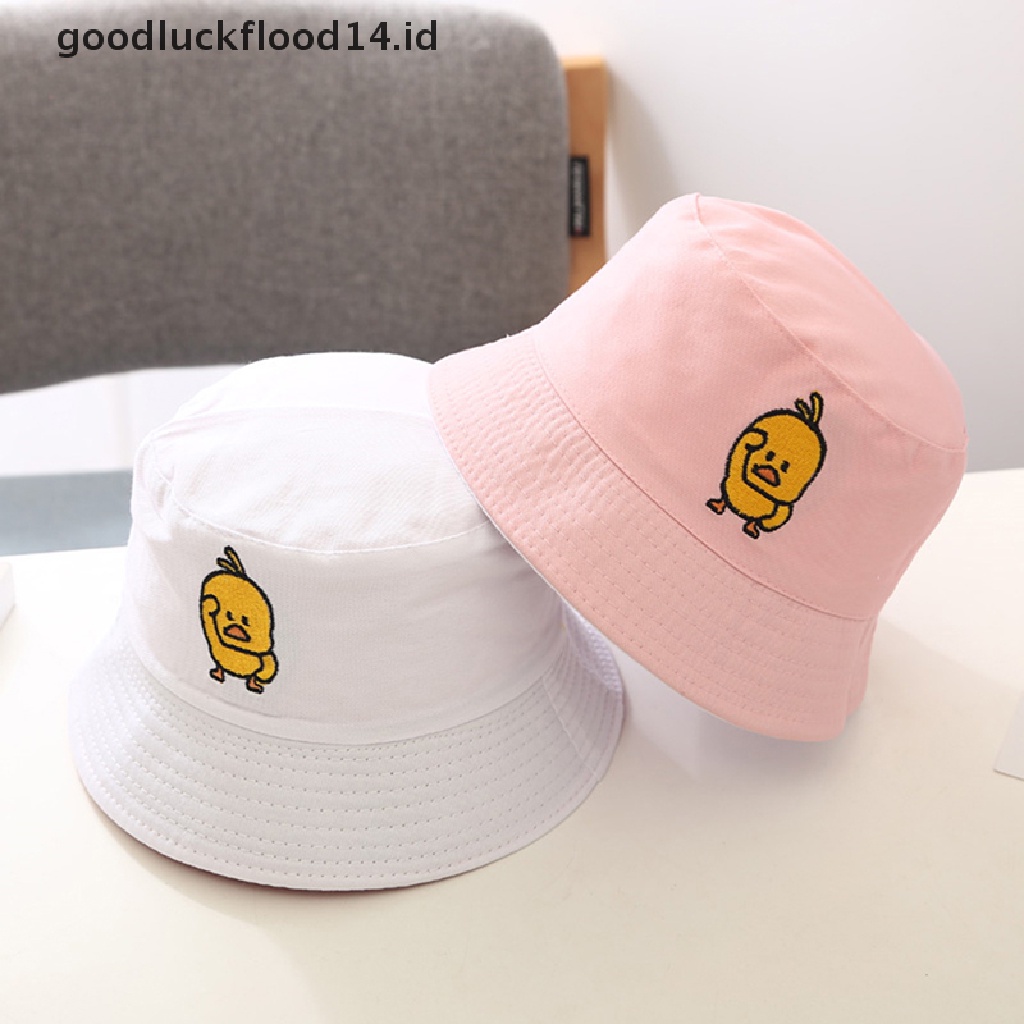 [OOID] Bucket Hat men women Fashion cotton reversible Panama sad boys Fisherman Hat ID