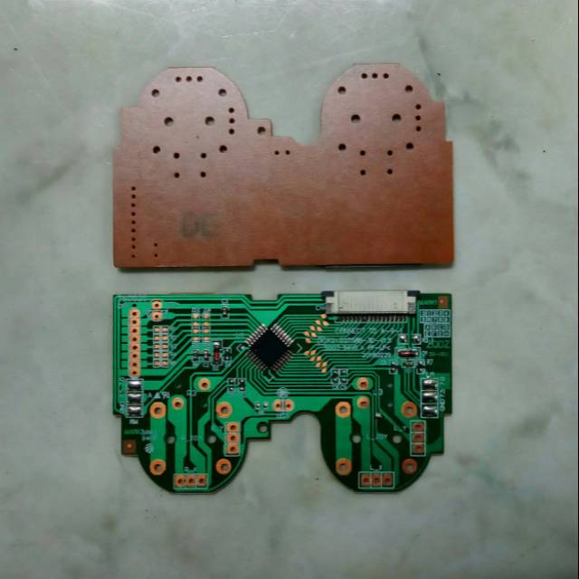 Papan PCB Stik PS2 OP 16 pin PAPAN