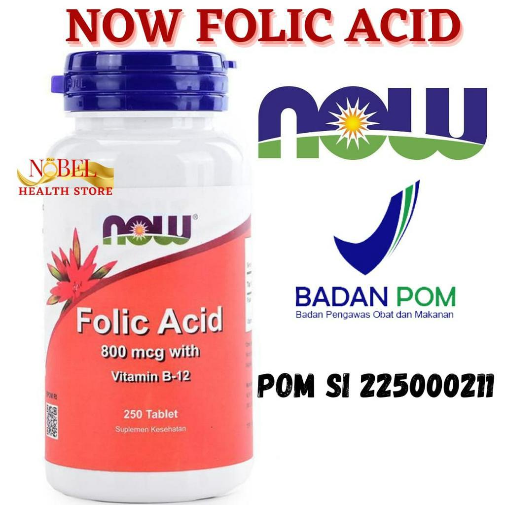 now foods folic acid 800 mcg