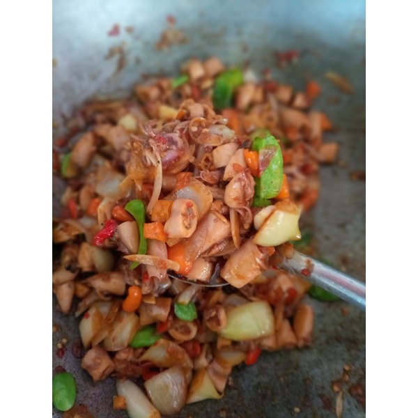 

cumi rawit pete suoer pedes 550gr