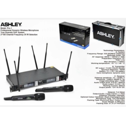ASHLEY Pro-1 / Pro-1 New Model Wireless Microphone ASHLEY - ORIGINAL