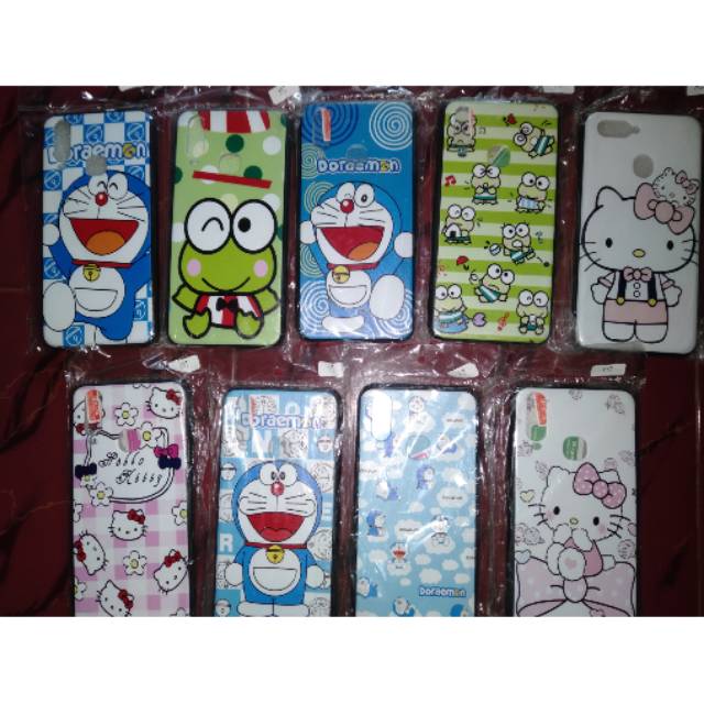 Case hp dan temperglass bermotif for Samsung