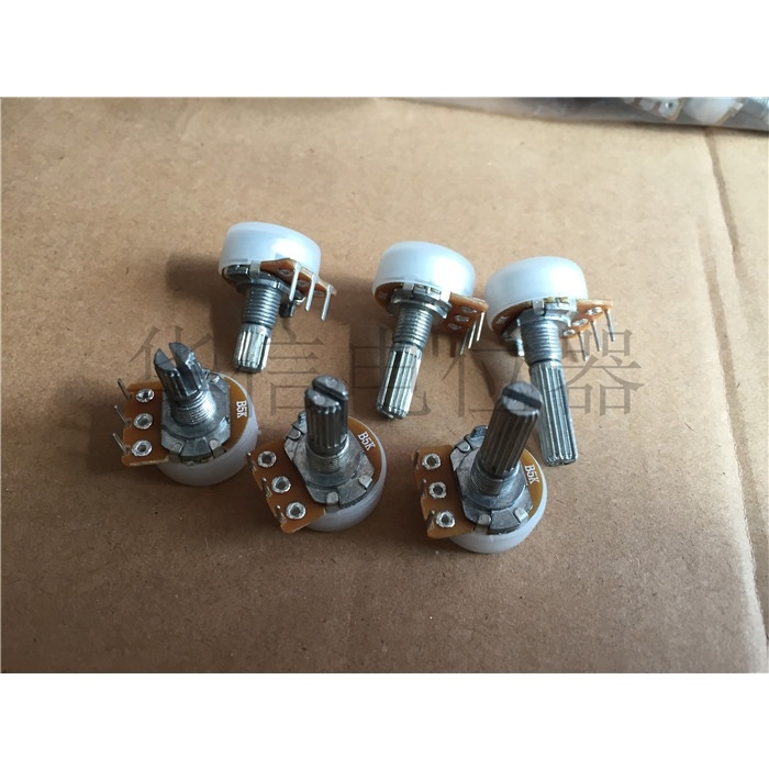 5pcs B5K  Potentiometer Power Discharge 148 Tipe Dengan Inward Inward  Dengan Cover Anti Debu