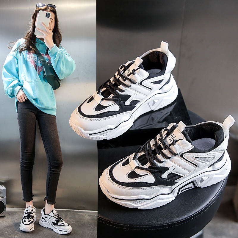 COD Sneakersdaily SD09 Sepatu Sneakers Wanita Import Premium