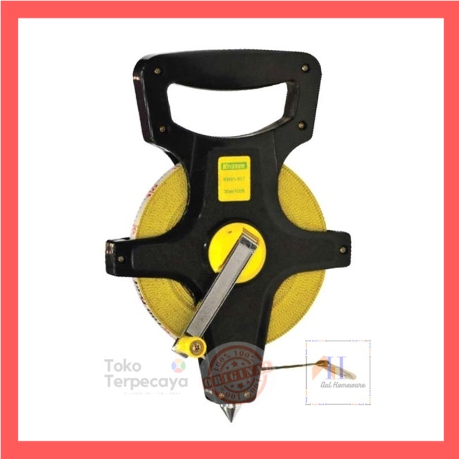 Krisbow Meteran Gulung 100 M/Meteran