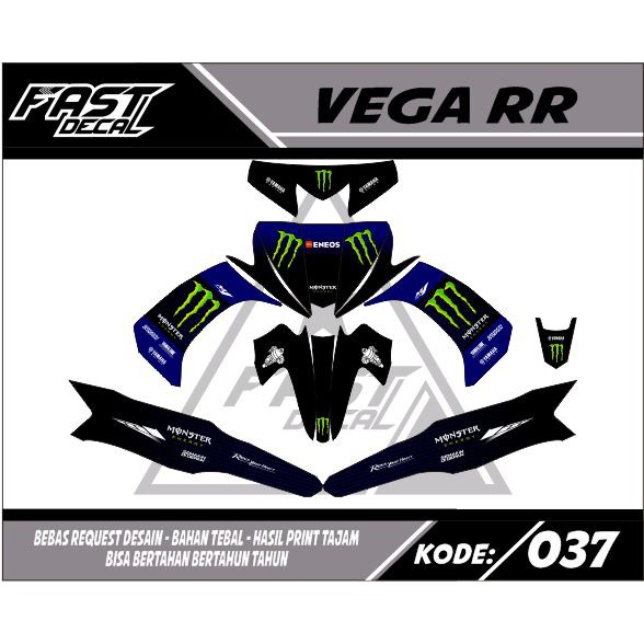 decal vega rr 037