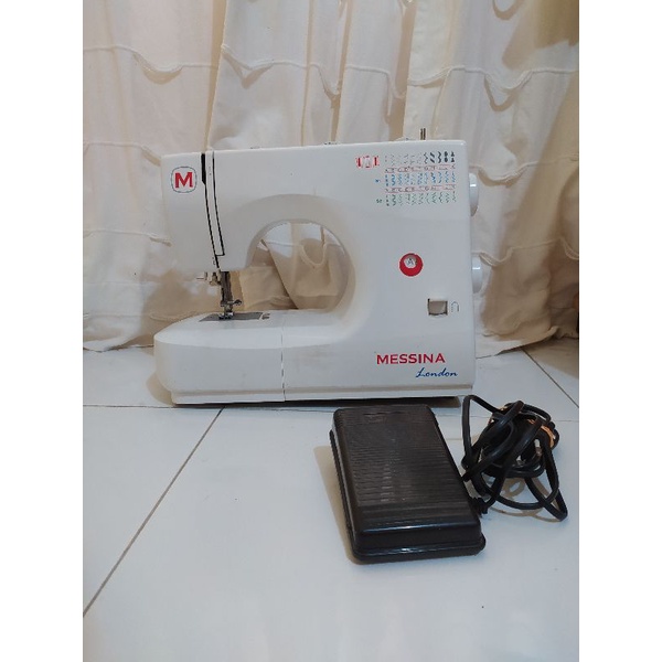Mesin Jahit Portable Merk Messina London L34s Singer Second Bekas