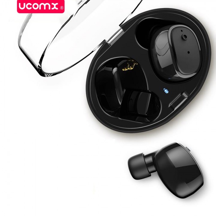 Original UCOMX U08S Bluetooth Earphone with Charge Box Mini In-Ear Stereo Sport Wireless Headphones