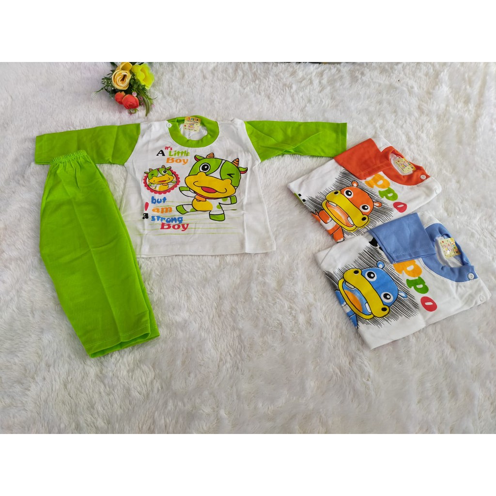 Baju Bayi / Anak Estimasi Umur 0-6 bulan Murah Katun Pe Halus Ory Asyfa