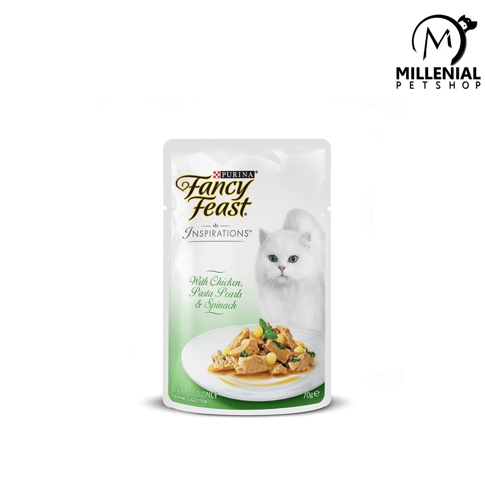 Makanan Kucing Fancy Feast cat Inspiration Pouch 70 gr wet food sachet