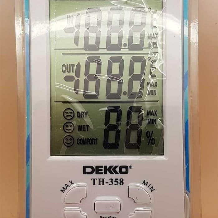 DEKKO TH 358 alat ukur suhu /cable thermohygro