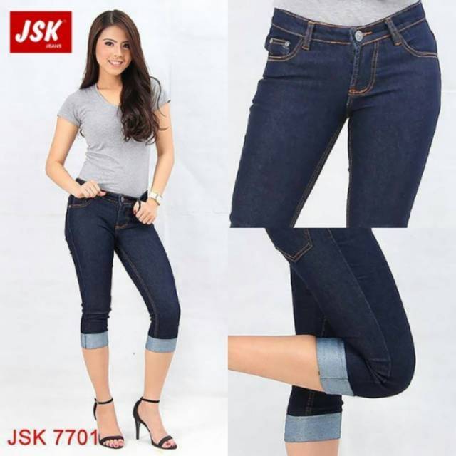 Celana Pendek 7/8 Jeans Stik balik JSK Jeans Bestseller produk JSK jeans