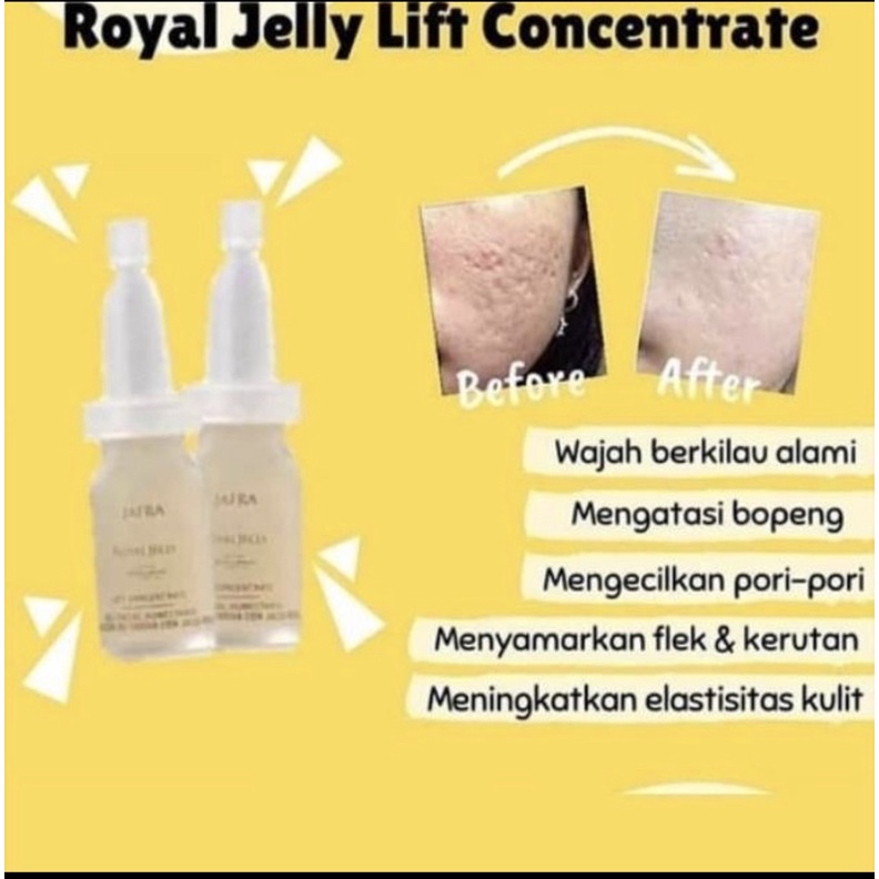 New 2 botol New Royal Jelly lift Cincentrate Serum Original Jafra