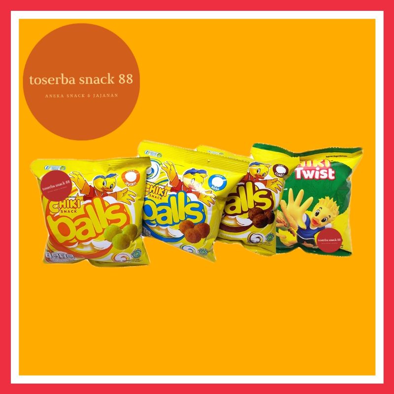 

CHIKI SNACK BALLS/Snack Balls Varian Rasa (10 gram × 10 pcs)