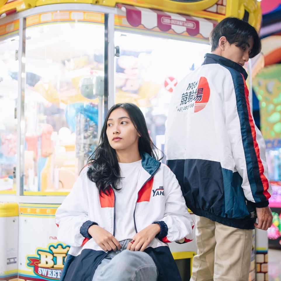 New Club Of 1986 Yahiko Original Sporty Colorblock Vintage Windbreaker Jacket