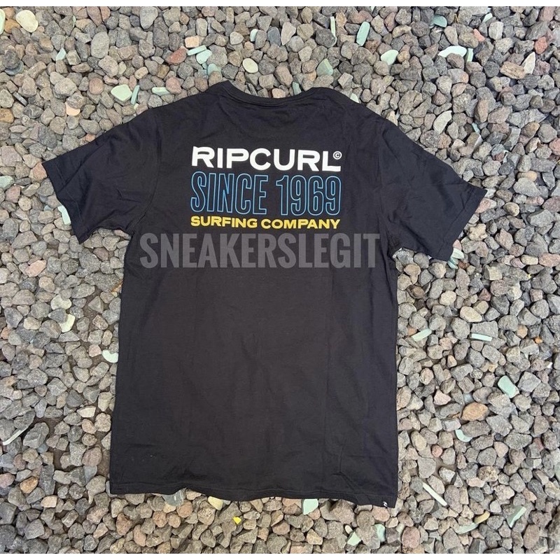 ripcurl baju kaos original 100% hitam sale