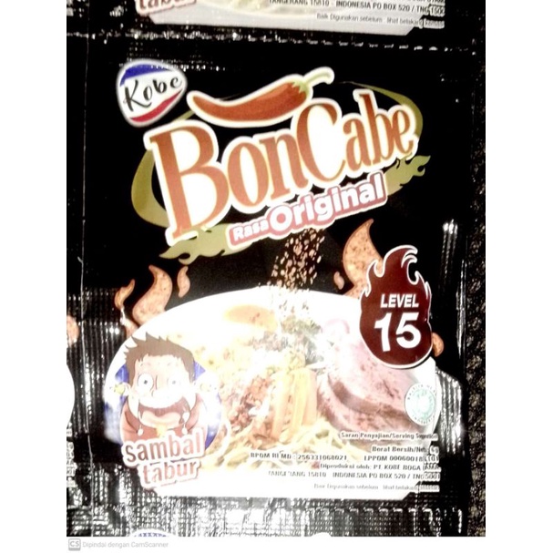 

sambal tabur bon cabe level renteng