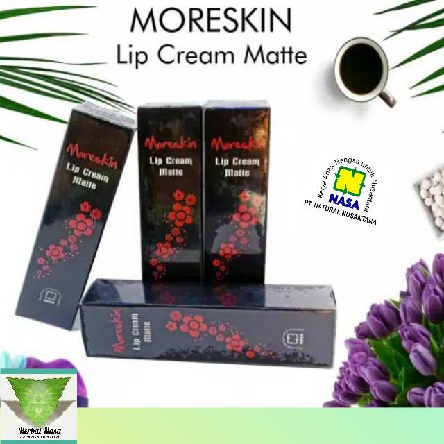 LIP CREAM MATTE NASA | MORESKIN LIP CREAM NASA | MORESKIN MATTE ORIGINAL LIPSTIK