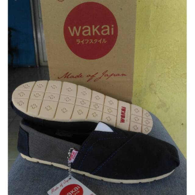 Wakai navy abu grade original
