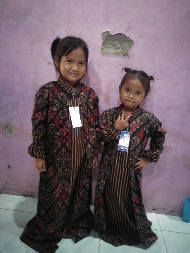 Gamis Batik Kombinasi Lurik Terbaru Ready Sampai Ld 120 Cardy